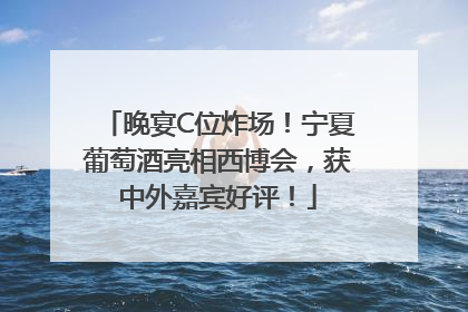 晚宴C位炸场！宁夏葡萄酒亮相西博会，获中外嘉宾好评！
